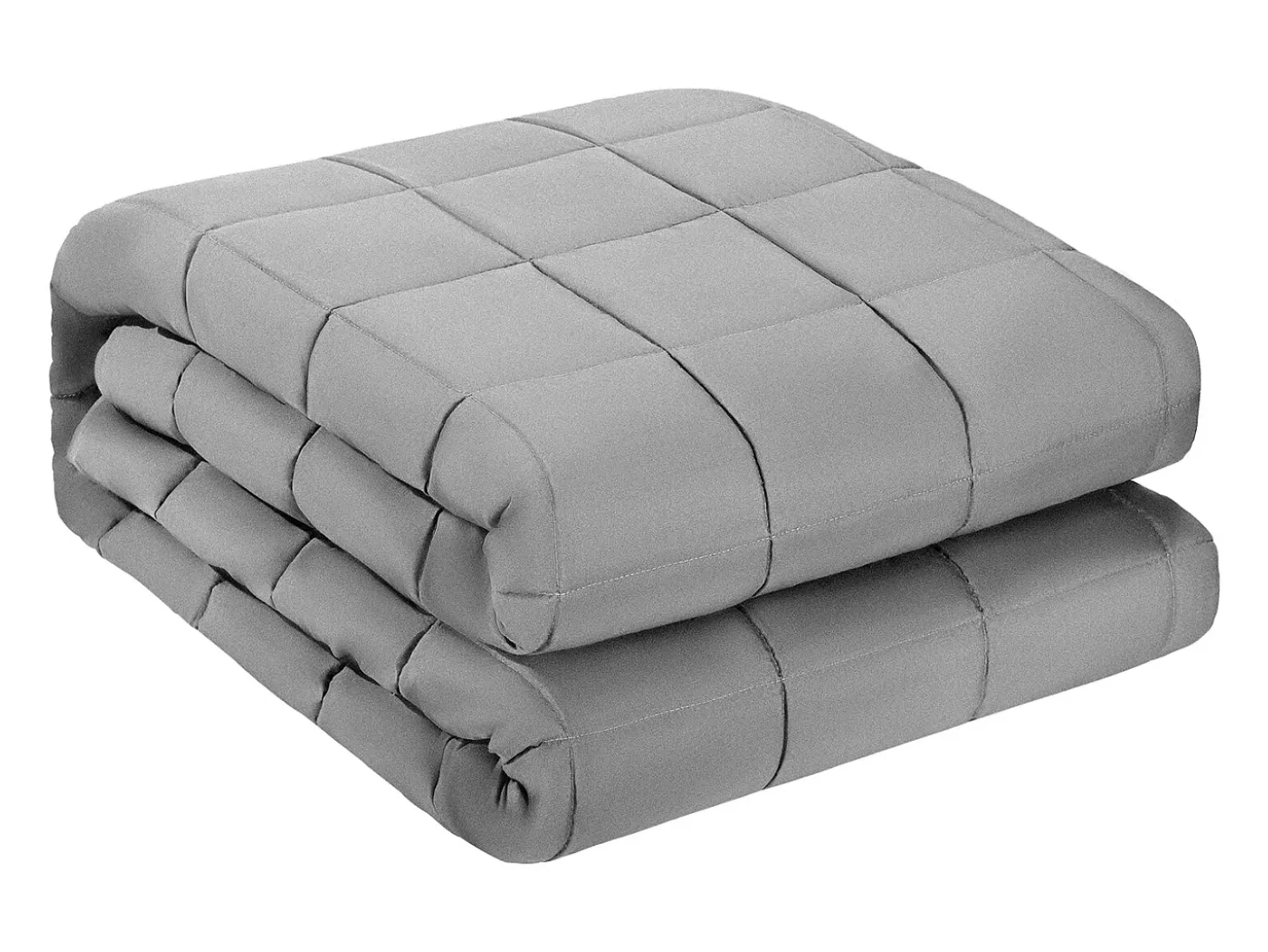Manta Lastrada SucceBuy, Edredón Pesado 223,5 x 264 cm, 9,2 kg, con Perlas de Vidrio, Apto para Personas de 90-113 kg, para Aliviar la Ansiedad y el Estrés, Gris