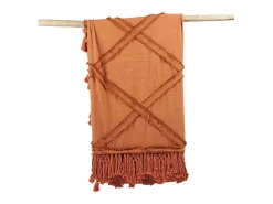 Manta para Cama Berber - Terracota