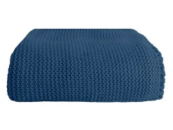 Manta plaid azul zafiro 130x170cm TRICOVA - SACASA