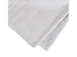 Manta plaid gris claro 130x170cm PANORA - SACASA