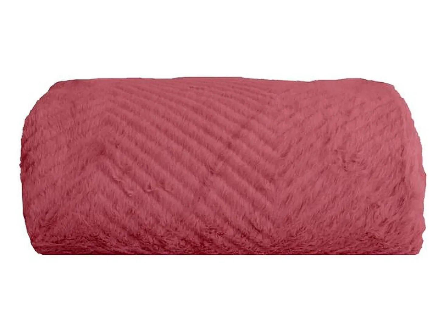 Manta plaid rosa frambuesa relieve espiga 130x170cm ARYNDAL - SACASA