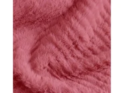 Manta plaid rosa frambuesa relieve espiga 130x170cm ARYNDAL - SACASA