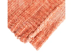 Manta plaid rosa salmón 130x170cm SAVORA - SACASA