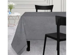 Mantel cuadrado 180x180 cm VENICE gris, por Soleil d'Ocre