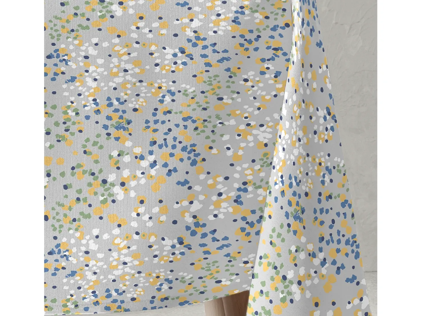 Mantel de resina antimanchas azul 100x135 cm JAVA - SACASA