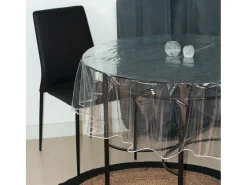 Mantel redondo diámetro 180 cm CRISTAL transparente