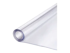 Mantel SucceBuy Protección de Mesa en PVC, 76 X 152 CM, Manguito en Plástico Transparente, 0.15CM de Grosor
