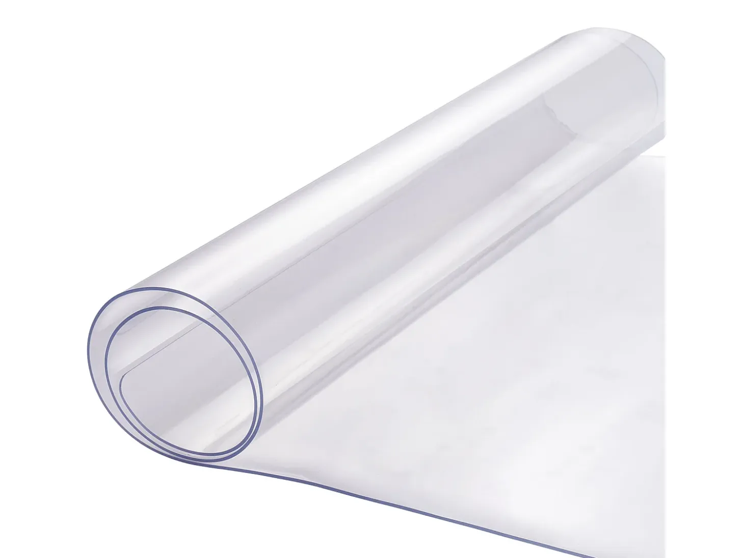 Mantel SucceBuy Protección de Mesa en PVC, 41 X 81 CM, Manguito en Plástico Transparente, 0.15CM de Grosor
