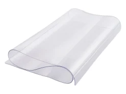 Mantel SucceBuy Protección de Mesa en PVC, 41 X 81 CM, Manguito en Plástico Transparente, 0.15CM de Grosor