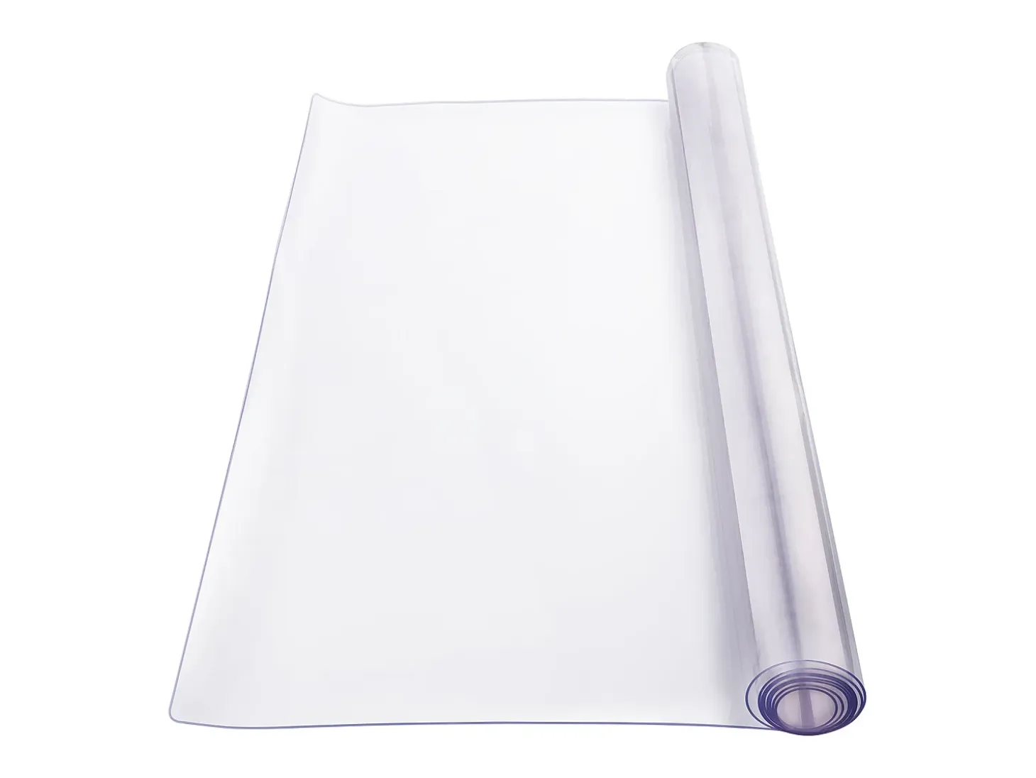 Mantel SucceBuy Protección de Mesa en PVC, 61 X 122 CM, Manguito en Plástico Transparente, 0.2CM de Grosor