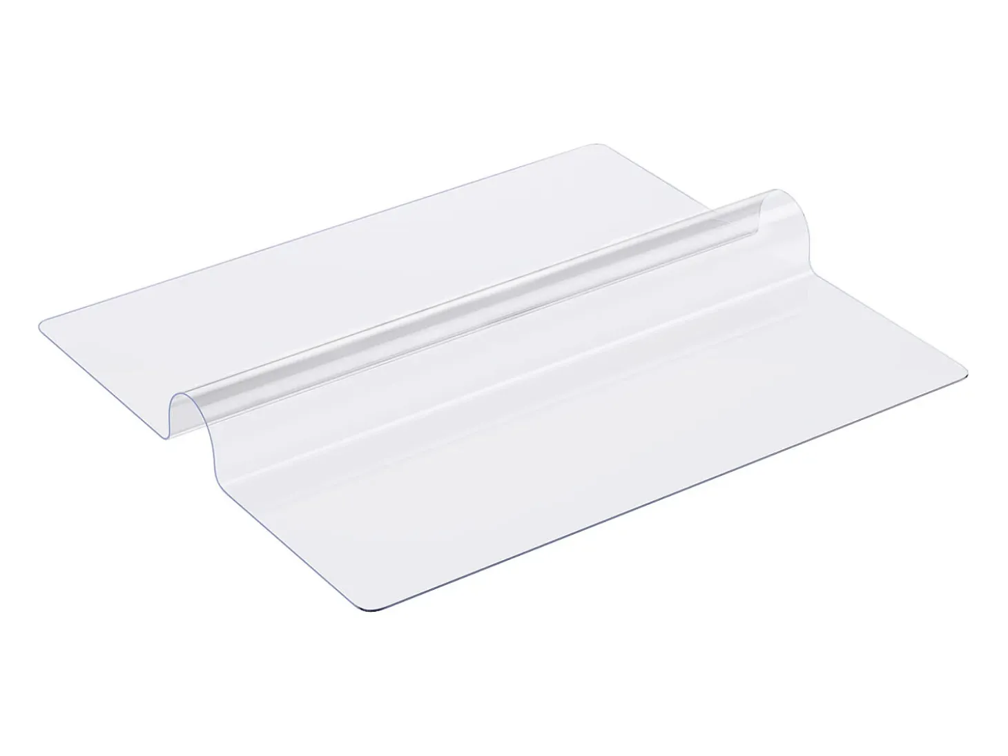Mantel SucceBuy Protector de Mesa en PVC 137 X 137 CM, Protector de Escritorio en Plástico Transparente 0.2CM de Grosor