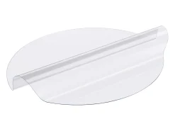 Mantel Transparente SucceBuy Protector de Mesa de PVC, Cubierta de Escritorio Redonda de Plástico Transparente de 121.92 cm, 2.0 mm de Grosor