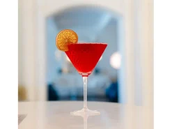 Martini - Juego de 4 copas de 23 cl para cóctel y vino aromático, diseño elegante - Zafferano, fabricado en Italia