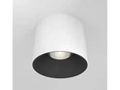 Maytoni Alfa LED Downlight de Superficie Blanco, Negro, 10cm 3000K