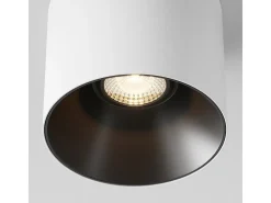 Maytoni Alfa LED Downlight de montaje en superficie regulable blanco, negro, 2000 lm, 3000 K