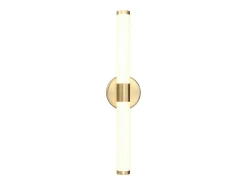 Maytoni Axis Moderna lámpara de pared LED integrada dorada, 3000 K, pantalla acrílica esmerilada