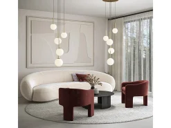 Maytoni Basic form Lámpara de techo colgante Maytoni Basic Form Modern de 5 luces dorada E14
