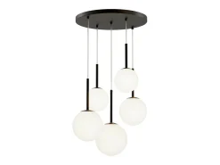 Maytoni Basic form Lámpara de techo colgante Maytoni Basic Form Modern de 5 luces en racimo negro mate E14