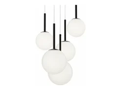 Maytoni Basic form Lámpara de techo colgante Maytoni Basic Form Modern de 5 luces en racimo negro mate E14