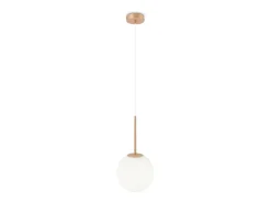 Maytoni Basic form Maytoni Basic Form - Lámpara de techo grande y moderna con forma de globo dorado E14