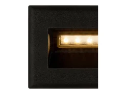 Maytoni Bosca Aplique Exterior Empotrable Negro, 8.4cm, 3000K IP65
