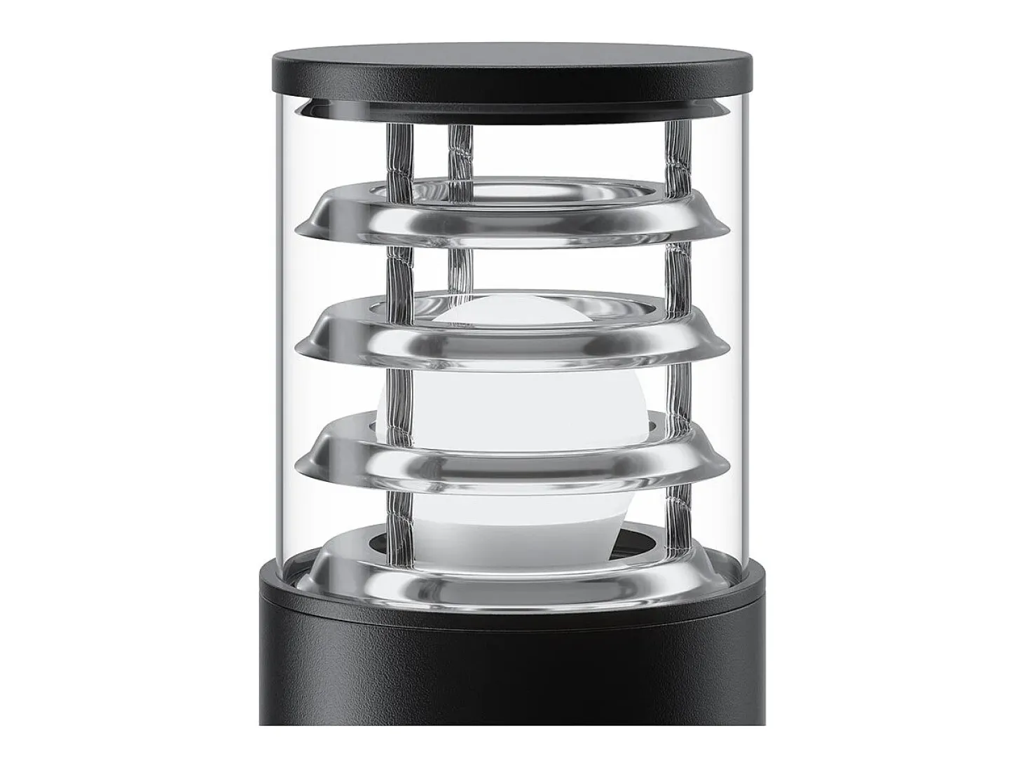 Maytoni Bronx Pedestal exterior negro, IP54