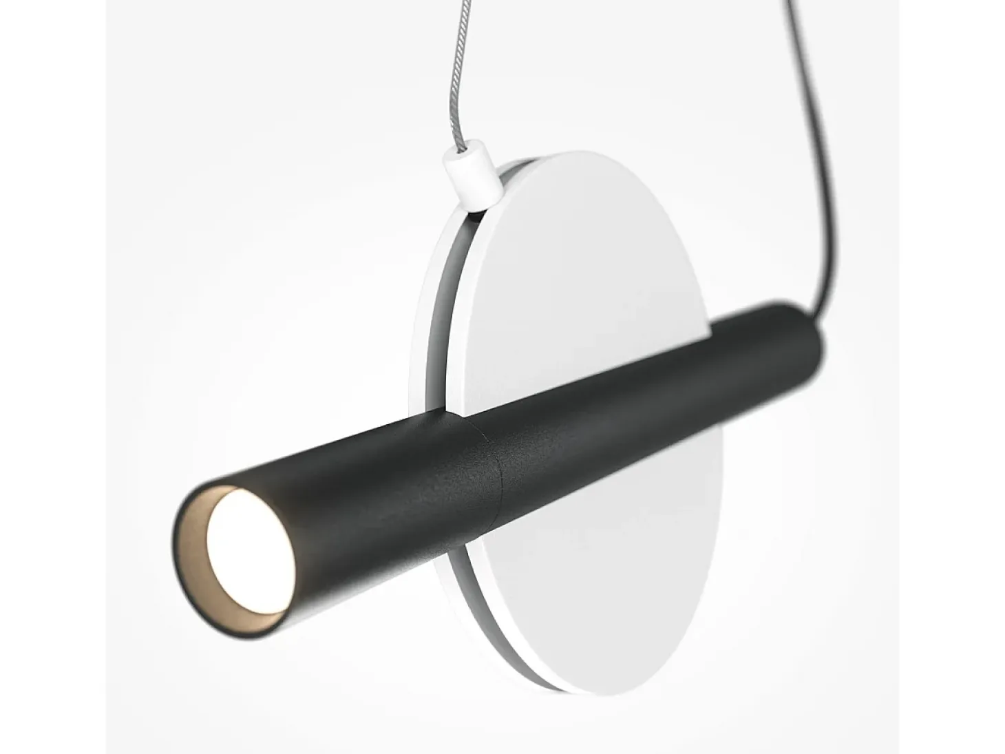Maytoni Enigma Plafón colgante LED integrado moderno blanco 3000K