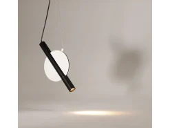 Maytoni Enigma Plafón colgante LED integrado moderno blanco 3000K