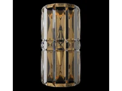 Maytoni Facet Lámpara de pared neoclásica de vidrio y cristal Oro