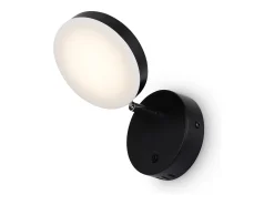 Maytoni Fad Moderna lámpara de pared LED negra integrada Fad