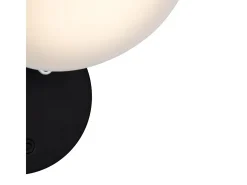 Maytoni Fad Moderna lámpara de pared LED negra integrada Fad