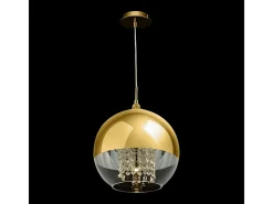 Maytoni Fermi Moderna lámpara de techo colgante Fermi Gold Dome