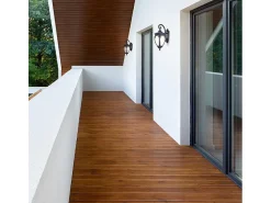 Maytoni Fleur Farol de pared exterior negro con oro, IP44