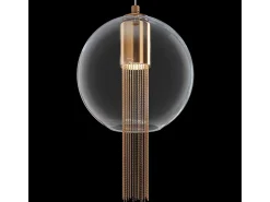 Maytoni Flusso Lámpara de Techo Colgante Fina Moderna II Bronce GU10