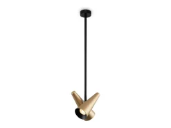 Maytoni Giro Lámpara de Techo Colgante Moderna 2 Luces Latón GU10