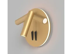 Maytoni Ios 176 Technical Ios 176 LED Integrado Lámpara de Pared Lectura Oro Mate