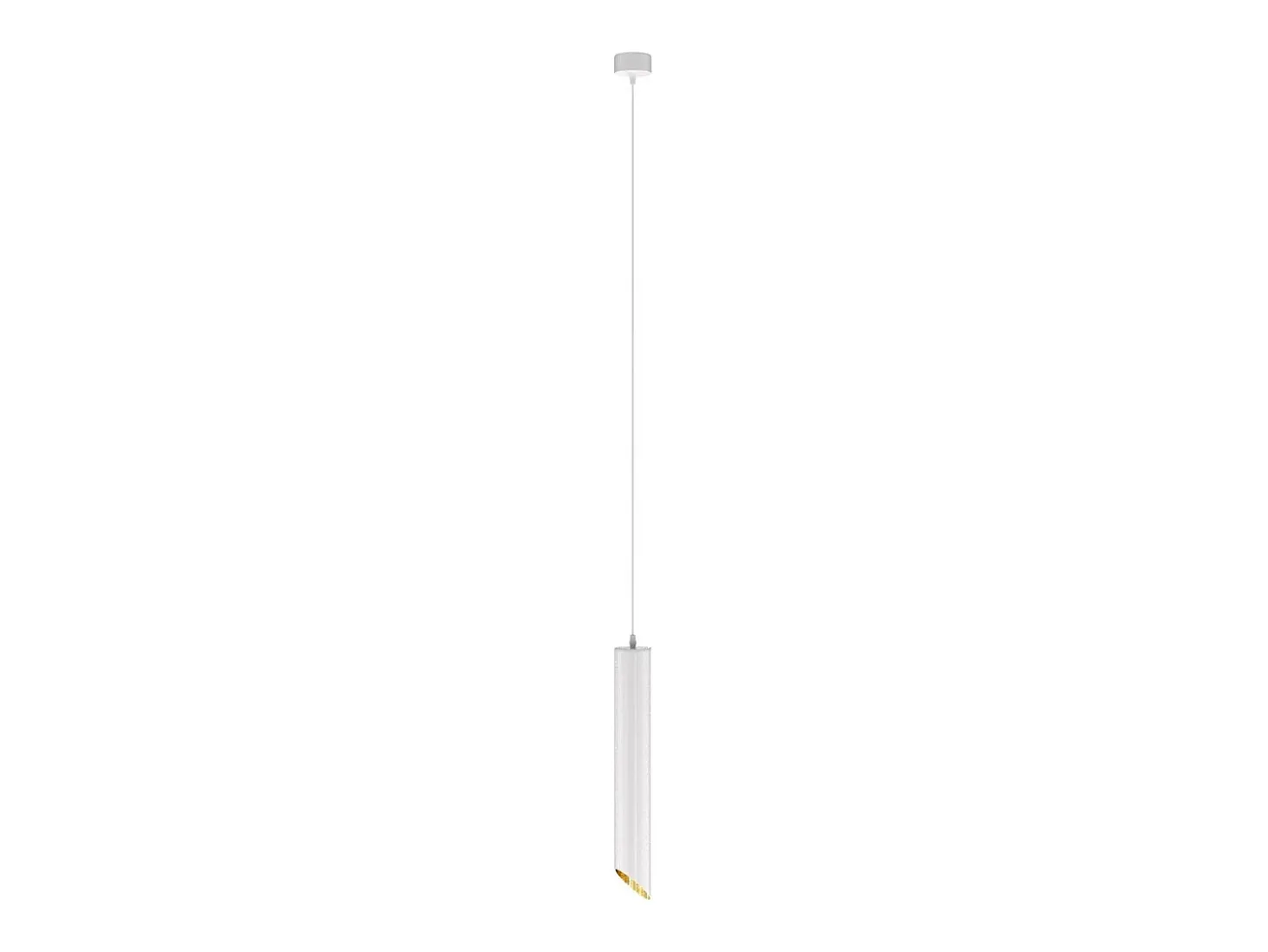 Maytoni Lipari Plafón de Suspensión Slim Blanco, Dorado, 40cm, GU10