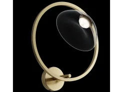 Maytoni Lunare II Aplique LED Integrado Moderno Latón 3000K