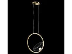 Maytoni Lunare Moderna lámpara de techo colgante LED integrada latón 3000K