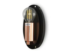 Maytoni Mabell Lámpara de pared moderna cobre, pantalla de vidrio