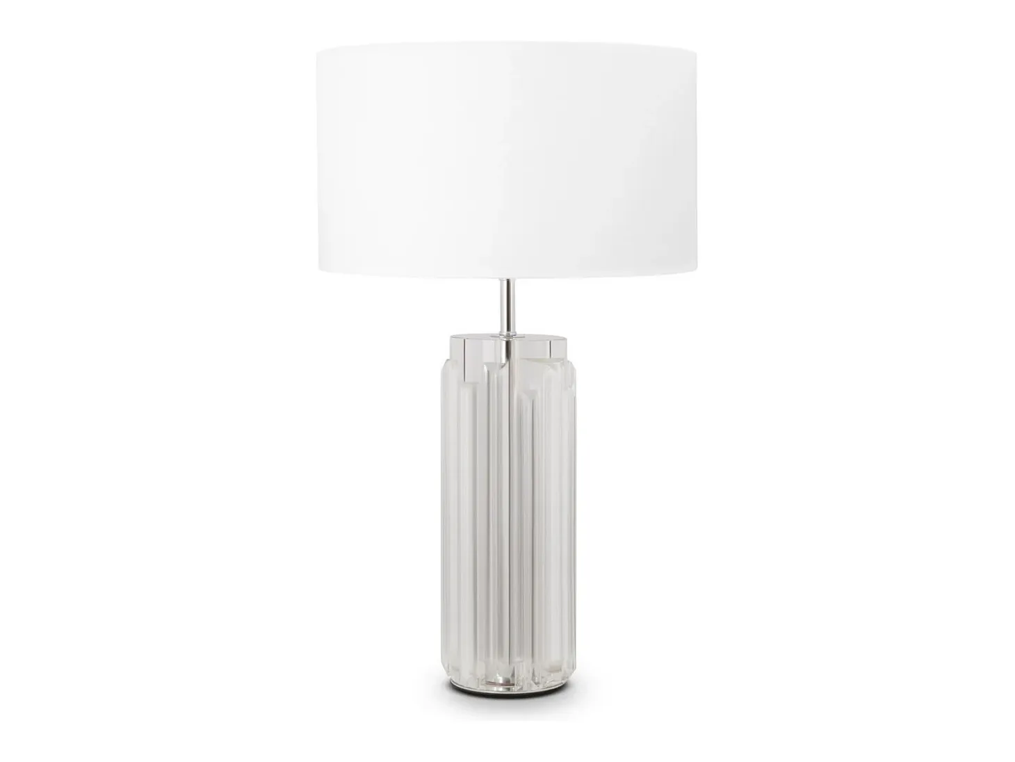 Maytoni Muse Sobremesa Moderna Pantalla Redonda Cromo E27