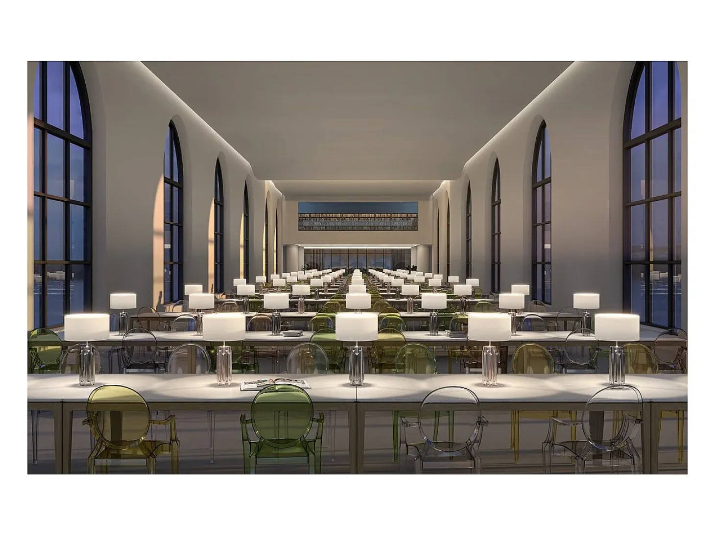 Maytoni Muse Sobremesa Moderna Pantalla Redonda Cromo E27