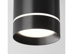 Maytoni Orlo Plafón LED Integrado Colgante Negro 4000K