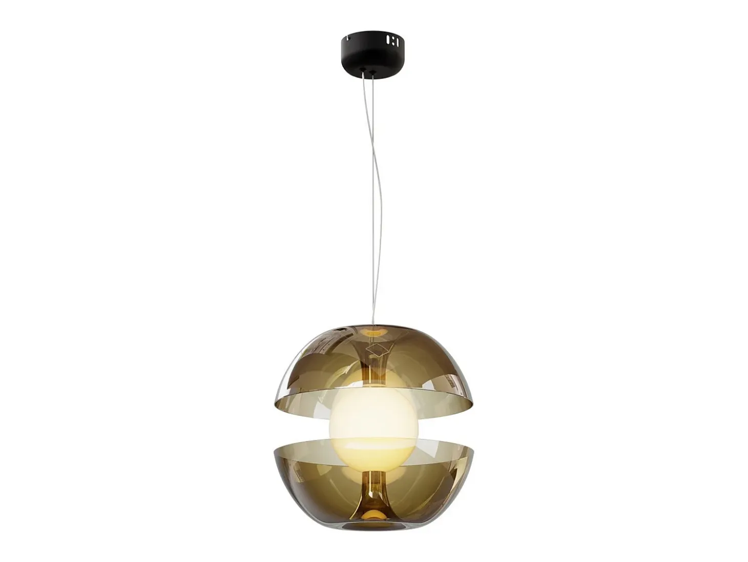 Maytoni Rebel Lámpara de Techo Colgante Globo Moderna Oro 3000K
