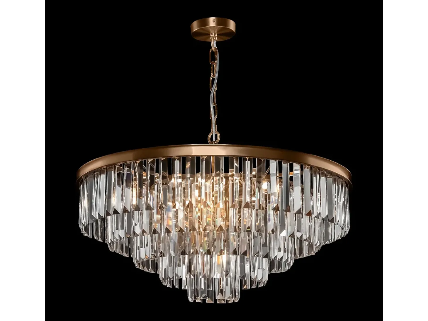 Maytoni Revero Plafón colgante clásico Revero de 12 luces de latón