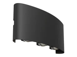 Maytoni Strato Aplique Exterior Up Down Negro, IP54, 3000K