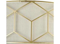 Messina Plafón Semi Empotrado Cilíndrico Dorado, 5 Luces, E27