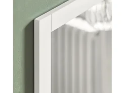 Mueble de Pared con Espejo, 2 en 1 Espejo y Estante de Baño, L40xP10xH49cm FRG129-W SoBuy ES