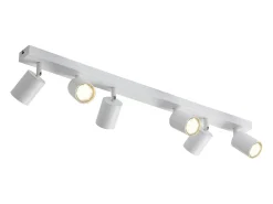 NETTLIFE 6 focos de techo LED GU10 blancos orientables 350° para salón dormitorio cocina sin bombilla