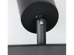 NETTLIFE 4 Focos GU10 Max.25w Luz de Techo LED Negra Foco para Sala de Estar Ajustable 350° para Dormitorio Cocina Mesa de